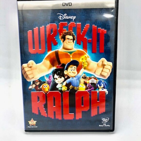 Disney Wreck-It Ralph DVD – Animated Family Movie Adventure Comedy - Picture 1 of 3